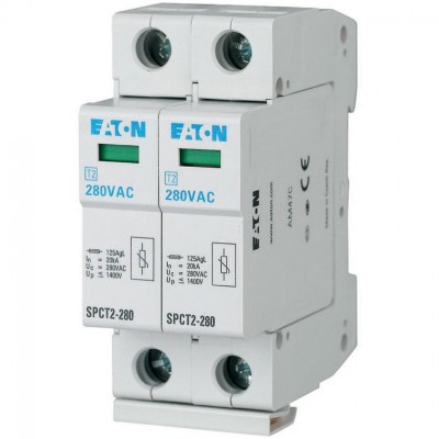EATON Ogranicznik przepięć SPCT2-280/2 280VAC 2x20kA 2P