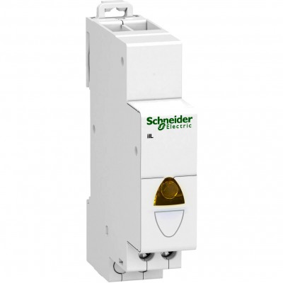 SCHNEIDER A9E18324 Lampka pojedyncza Acti9 iIL-1-Y-230 110-230V AC, 110-130V DC /Żółty/