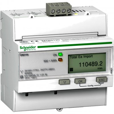 SCHNEIDER A9MEM3155 Licznik energii elektrycznej Modbus MID 63A wielotaryfowy cyfrowy