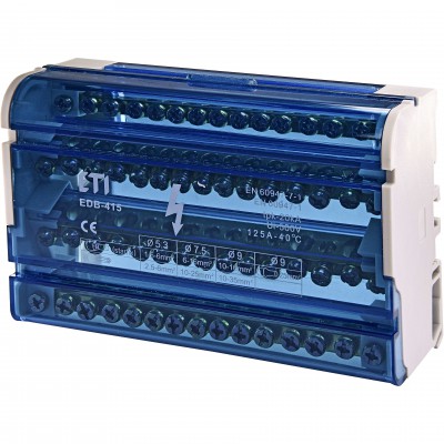 ETI Blok rozdzielczy 125A 4x(11x6 + 2x16 + 2x16) EDB-415