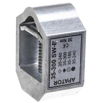 APATOR Zacisk V-klema na pojedynczy przewód 35-300mm² aluminium 35-300 SW-B