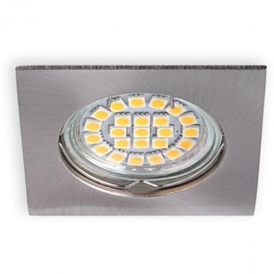 RGB TECHNIK Sufitowa oprawa punktowa stała GU5.3 IP20 OMEGA-S C/M Matowy chrom