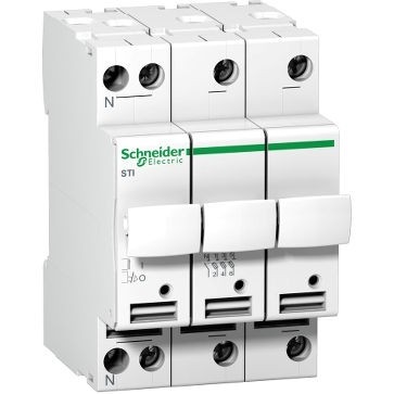 SCHNEIDER A9N15658 Podstawa bezpiecznika STI-10,3x38-3N 500V 3P+N