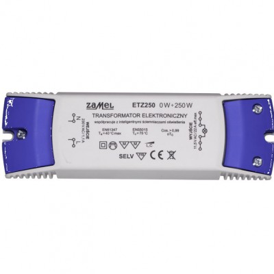 ZAMEL Transformator elektroniczny ETZ250 230/11,5V 0-250W