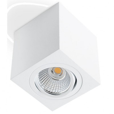 RGB TECHNIK Oprawa natynkowa sufitowa LED ruchoma 6W 620lm 3000K Biały