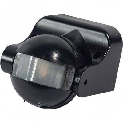 BEMKO Czujnik ruchu PIR 1200W 180° 12M IP44 /Czarny/