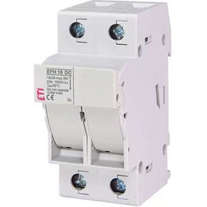 ETI Podstawa bezpiecznikowa EFH 10 DC 1000V 10x38 25A 2P do instalacji fotowoltaicznych