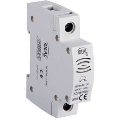 KANLUX 23261 Dzwonek modułowy na szynę TH35 230V 78dB KDOB-230V