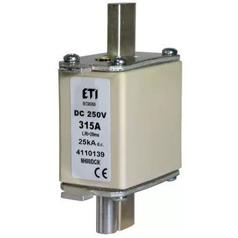 ETI Wkładka topikowa NH00 gR 100A 250V