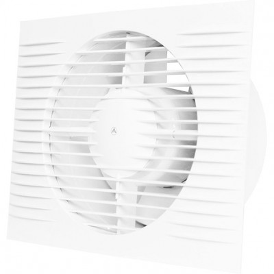 DOSPEL Wentylator domowy z higrostatem i wyłącznikiem czasowym STYL II Ø150 WCH /Biały/