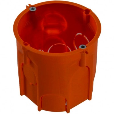 PAWBOL A.0001LDP Puszka podtynkowa instalacyjna głęboka z wkrętami PK-60 LUX /63x62x60mm/