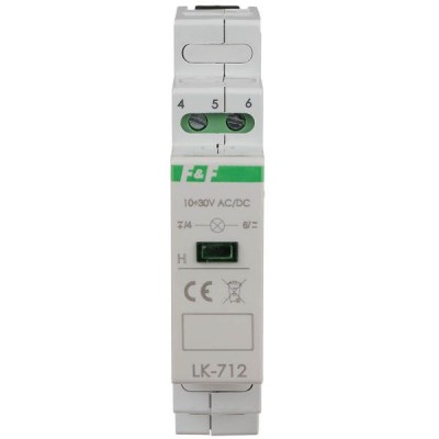 F&F Lampka sygnalizacyjna LK-712G 10-30 V AC/DC /Zielony/