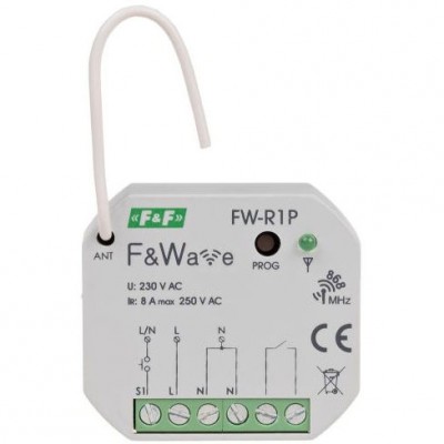 F&F FW-R1P Przekaźnik bistabilny pojedynczy 85-265V AC/DC