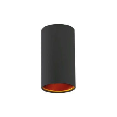 WOJNAROWSCY Oprawa natynkowa tuba CHLOE GU10 SLIP005002 czarno-złoty