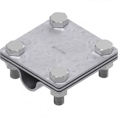 AN-KOM Złącze uziomowe 3-płytkowe 4XM8 /B=40mm/ FI 20 ocynkowane ogniowo F195044