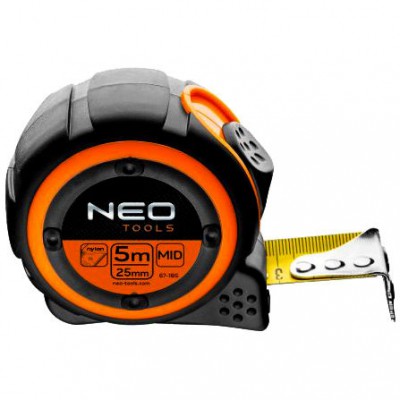 TOPEX 67-185 MIARA ZWIJANA STALOWA 5 M X 25 MM, MAGNES NEO 67-185