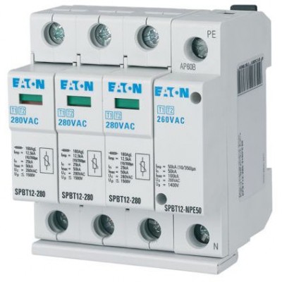 EATON Ogranicznik przepięć SPBT12-280-3+NPE50 T1+T2 B+C 3P+N 12,5kA