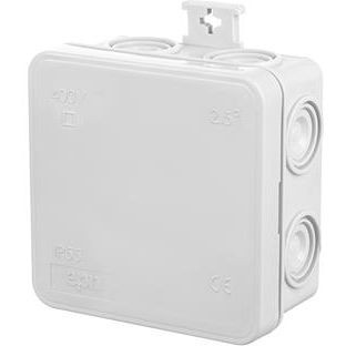 ELEKTRO-PLAST NASIELSK Puszka natynkowa hermetyczna bezhalogenowa E7 /75x75x39mm/ Szary