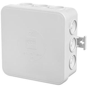 ELEKTRO-PLAST NASIELSK Puszka natynkowa hermetyczna bezhalogenowa E12 /85x85x39mm/ Szary