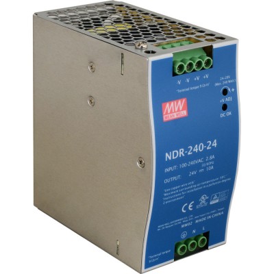 PULSAR Zasilacz na szyne DIN 240W 10A 90-264V AC / 127-370V DC 24V