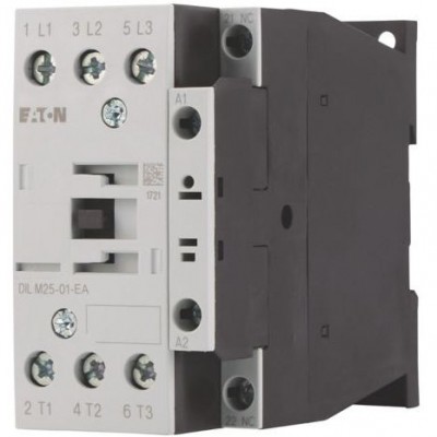 EATON Stycznik mocy DILM 25-01-EA 230V AC 11kW 3P 1R /230V 50Hz, 240V 60Hz/ zaciski śrubowe