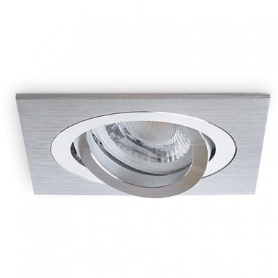 RGB TECHNIK Sufitowa oprawa punktowa ruchoma GU5.3 IP20 DELTA-K AS Aluminium szczotkowane