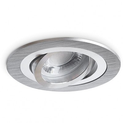 RGB TECHNIK Sufitowa oprawa punktowa ruchoma GU5.3 IP20 DELTA-O AS Aluminium szczotkowane
