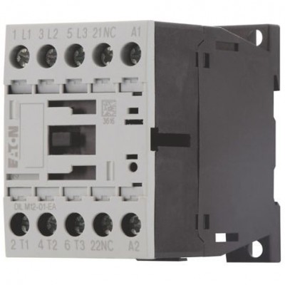 EATON Stycznik mocy DILM 12-01-EA 24V DC 5,5kW 3P 1R zaciski śrubowe