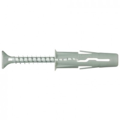 RAWLPLUG Kołek rozporowy UNO uniwersalny 10mm z wkrętem 5,0x40mm Szary