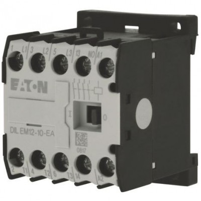 EATON Miniaturowy stycznik mocy DILEM12-10-EA 12A 230V AC 5,5kW 3P 1Z /230V 50Hz, 240V 60Hz/