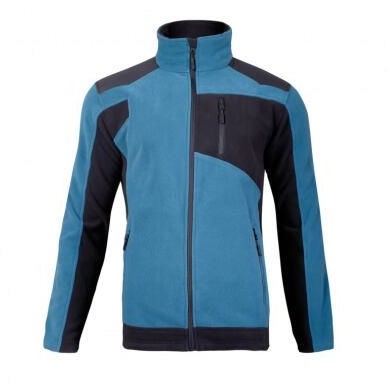 PROFIX Bluza polar ze wzmocnieniami XL turkusowo-czarna LAHTI L4011404 Turkus-Czarny