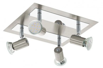 EGLO 90916 Oprawa sufitowa wewnętrzna ROTTELO nikiel satynowy chrom 4xGU10