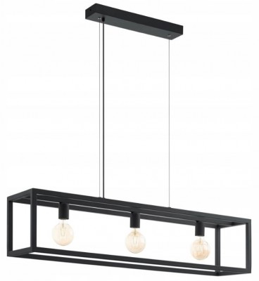 EGLO 49564 Lampa wisząca wewnętrzna ELSWICK czarny 3xE27