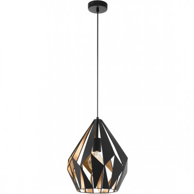 EGLO Lampa wisząca CARLTON 1 49931 czarno-złoty
