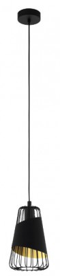 EGLO 49447 Lampa wisząca wewnętrzna AUSTELL czarny złoty 1xE27