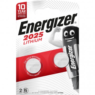 ENERGIZER Bateria pastylkowa litowa CR2025 3V /Blister/