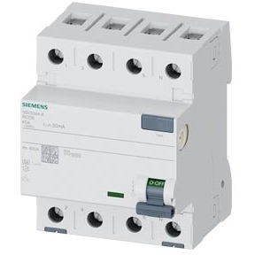 SIEMENS Wyłącznik różnicowoprądowy 40A 30mA 10kA 4P/ Typ A/