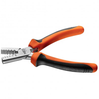 TOPEX ZACISKARKA DO ZACISKANIA KOŃCÓWEK 0.25-2.5 MM2 (15-9 AWG), 140 MM NEO 01-532