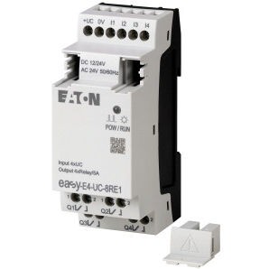 EATON Rozszerzenie wejścia/wyjścia 12-24VDC 24VAC 4DI 4DO-R EASY-E4-UC-8RE1