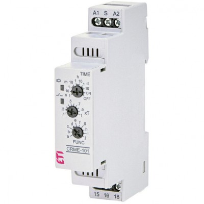 ETI Przekaźnik czasowy CRME-101 16A 12-240V AC/DC na szynę TH35