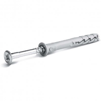 RAWLPLUG Kołek wbijany nylonowy szybkiego montażu z lejkiem /6x35mm/ Szary