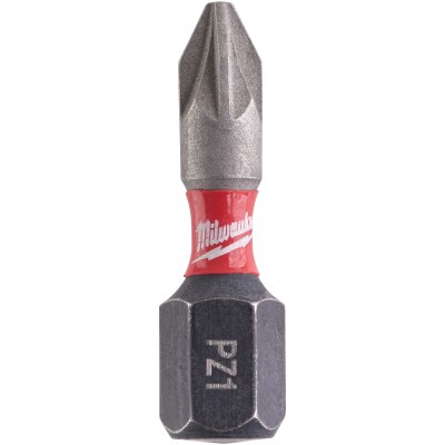 MILWAUKEE BIT SHOCKWAVE PZ1 25MM - 2 SZT. Ciemnoszary