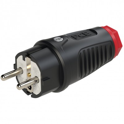PCE Wtyczka gumowa 16A 230V IP54 Taurus2 0521-SR