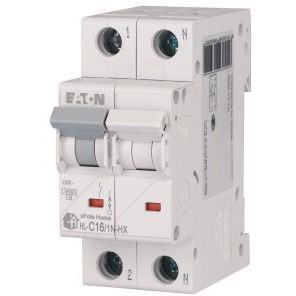 EATON Wyłącznik nadprądowy C16A 2M 1P+N 6kA HN-C16/1N