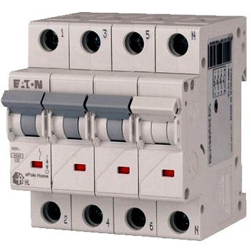 EATON 194901 Wyłącznik nadprądowy B16A 4M 3P+N 6kA HN-B16/3N