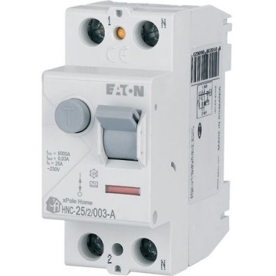 EATON Wyłącznik różnicowoprądowy HNC-25/2/003-A 25A 0,03A 30mA 6kA 2P /Typ A/