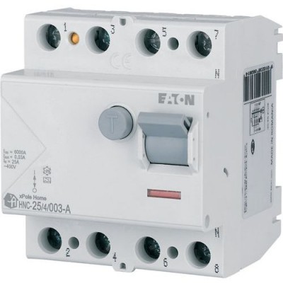 EATON Wyłącznik różnicowoprądowy HNC-25/4/003-A 25A 0,03A 30mA 6kA 4P /Typ A/