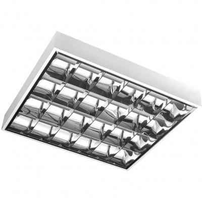 GTV Oprawa rastrowa natynkowa LED 4x60 G13 T8 /610x610x72mm