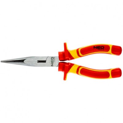 TOPEX 01-225 SZCZYPCE WYDŁUŻONE PROSTE 200 MM 1000V, CRV, POLEROWANE NEO 01-225