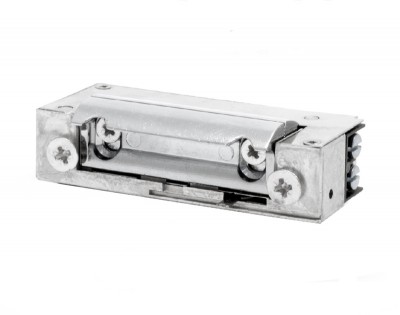 BIRA Elektrozaczep Hartte Seria XS 12V AC/DC wąski awersyjny z pamięcią wewnętrzną i wyłącznikiem